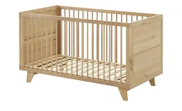 Bild 1 von Babybett ¦ holzfarben ¦ Maße (cm): B: 76 H: 80 Baby > Babymöbel > Babybetten - Möbel Kraft