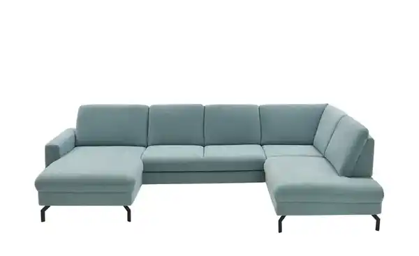 Bild 1 von Kollektion Kraft Wohnlandschaft  Grace ¦ blau ¦ Maße (cm): B: 332 H: 89 T: 220 Polstermöbel > Sofas > Schlafsofas - Möbel Kraft