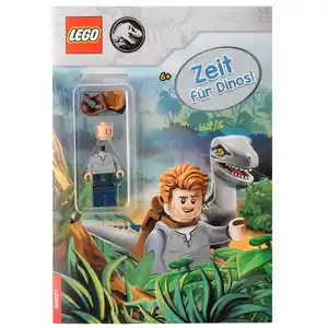 LEGO Jurassic World Rätselbuch GRÜN / GRAU