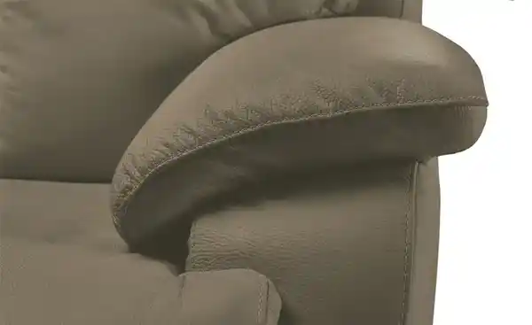 Bild 2 von Wohnwert Ledersofa aus Echtleder Ambra ¦ braun ¦ Maße (cm): B: 218 H: 102 T: 102 Polstermöbel > Sofas > 3-Sitzer - Möbel Kraft