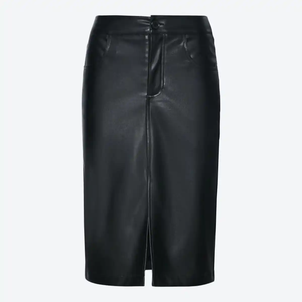 Bild 1 von Damen-Rock in Lederoptik, Black