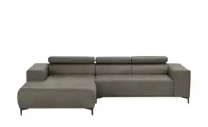 Twist Ecksofa aus Mikrofaser Caro ¦ grau ¦ Maße (cm): B: 289 H: 93 T: 175 Polstermöbel > Sofas > Ecksofas - Möbel Kraft