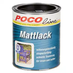 Mattlack 2 in 1 tiefschwarz (RAL 9005) 750 ml