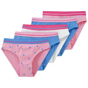 5 Mädchen Pantys in verschiedenen Dessins ROSA / BLAU / WEISS