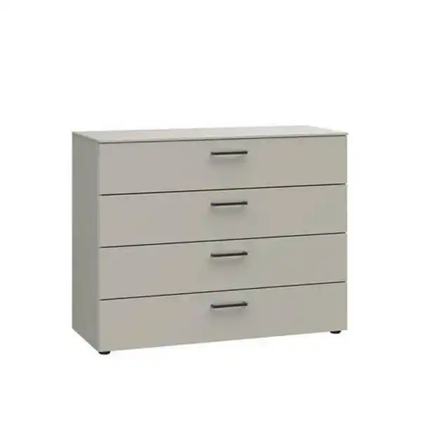 Bild 1 von Xora Kommode Primolar Garda, Hellgrau, Metall, 4 Schubladen, 100x79x41 cm, Typenauswahl, Beimöbel erhältlich, stehend, in verschiedenen Größen erhältlich, Wohnzimmer, Kommoden & Sideboards, Komm