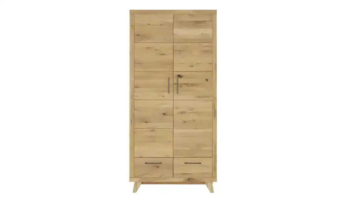 Bild 3 von Kleiderschrank ¦ holzfarben ¦ Maße (cm): B: 104 H: 209 T: 62 Schränke > Kleiderschränke > Drehtürenschränke - Möbel Kraft