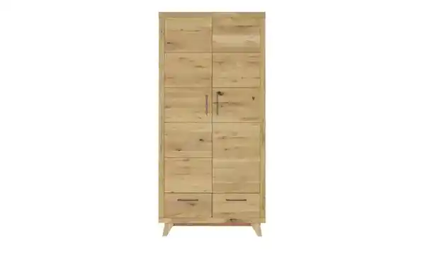 Bild 3 von Kleiderschrank ¦ holzfarben ¦ Maße (cm): B: 104 H: 209 T: 62 Schränke > Kleiderschränke > Drehtürenschränke - Möbel Kraft