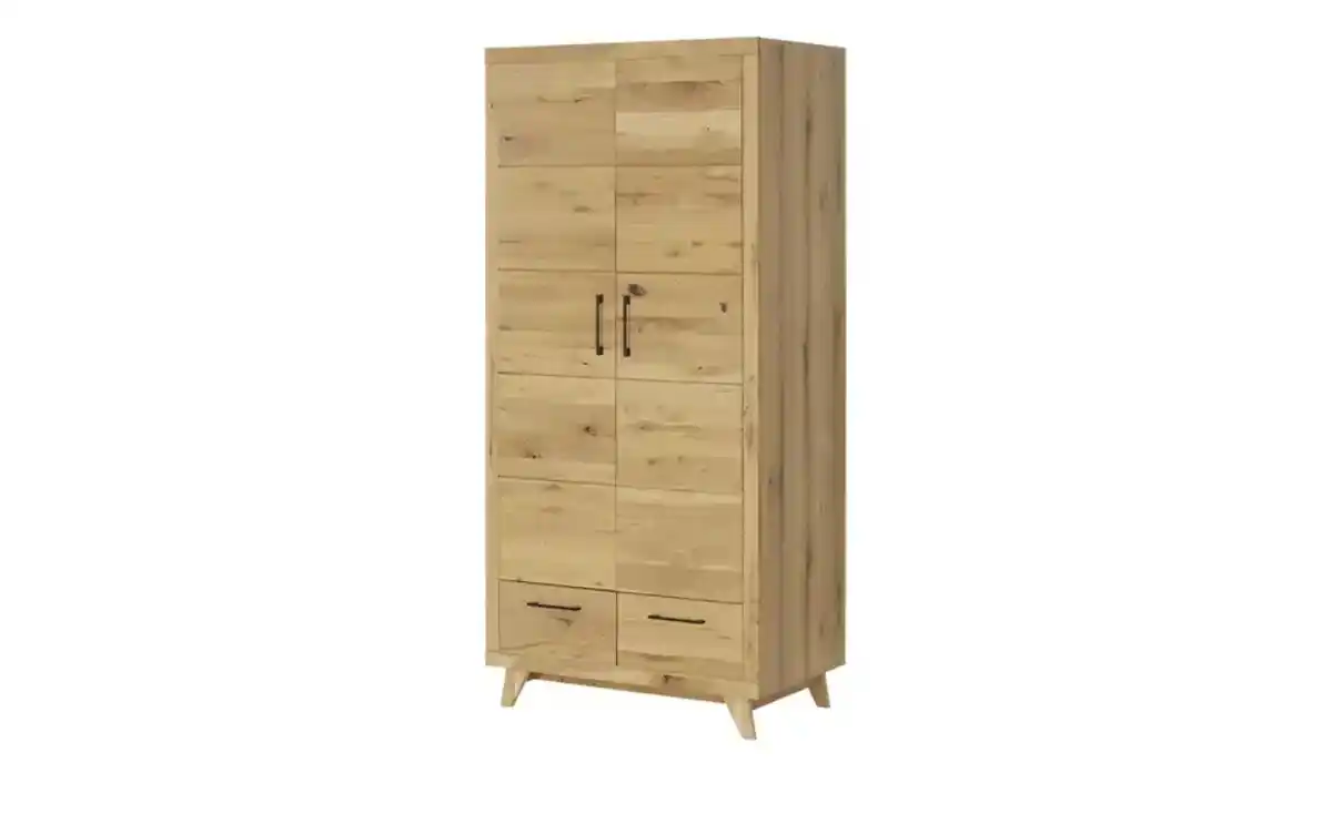 Bild 1 von Kleiderschrank ¦ holzfarben ¦ Maße (cm): B: 104 H: 209 T: 62 Schränke > Kleiderschränke > Drehtürenschränke - Möbel Kraft