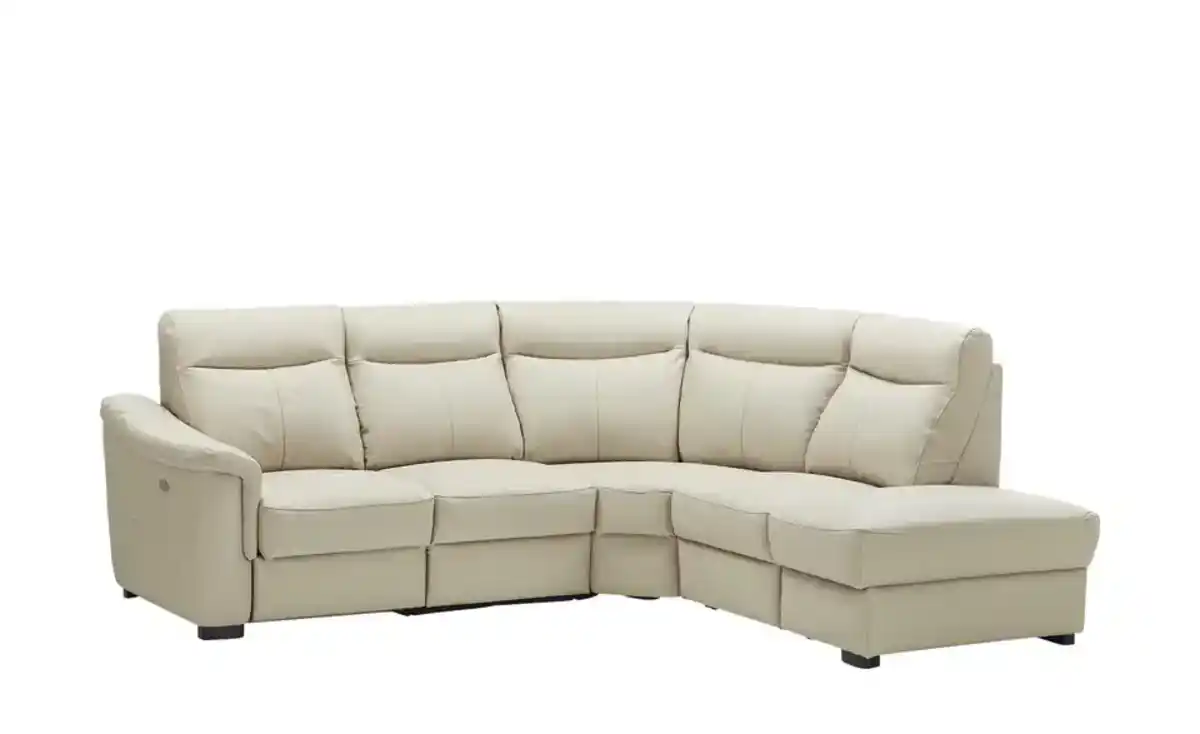 Bild 3 von Primo Ecksofa Leder und Kunstleder Barcelona ¦ beige ¦ Maße (cm): B: 229 H: 99 T: 260 Polstermöbel > Sofas > Ecksofas - Möbel Kraft