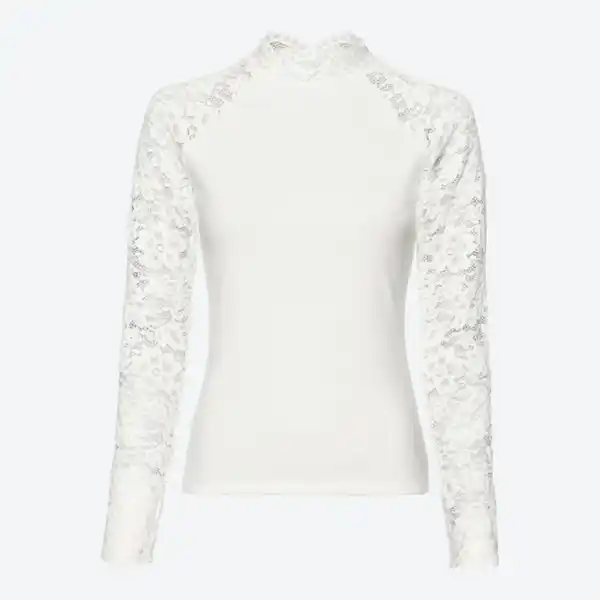 Bild 1 von Damen-Langarmshirt mit Raglanärmeln, White