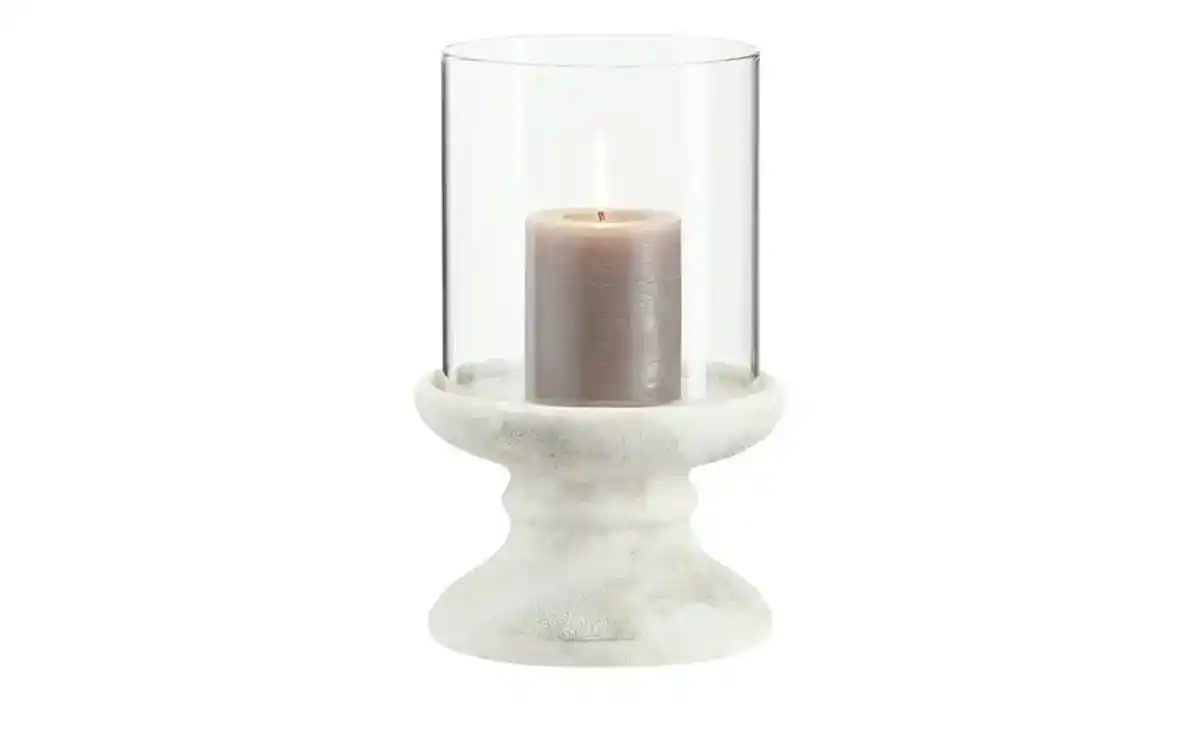 Bild 3 von Windlicht mit Glasaufsatz ¦ grau ¦ Zement, Glas  ¦ Maße (cm): H: 25,5  Ø: [16.0] Dekoration > Laternen & Windlichter - Möbel Kraft