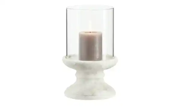 Bild 3 von Windlicht mit Glasaufsatz ¦ grau ¦ Zement, Glas  ¦ Maße (cm): H: 25,5  Ø: [16.0] Dekoration > Laternen & Windlichter - Möbel Kraft