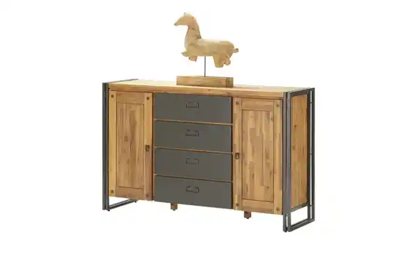 Bild 3 von Sideboard Soft-Close-System ¦ holzfarben ¦ Maße (cm): B: 143 H: 88 T: 40 Kommoden & Sideboards > Sideboards - Möbel Kraft