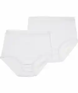 Bequeme Slips, 2er-Pack, Janina, weiß