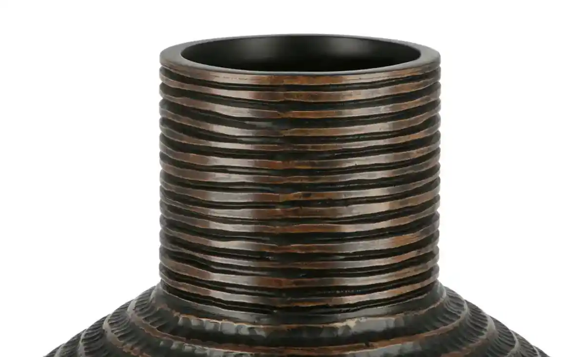 Bild 2 von Vase ¦ braun ¦ Polyresin (Kunstharz) ¦ Maße (cm): H: 26,5  Ø: [22.5] Dekoration > Vasen - Möbel Kraft