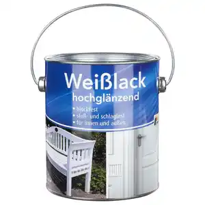 Weisslack hochglänzend 2 Liter