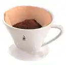 Bild 1 von Gefu Kaffeefilterhalter, Weiß, Keramik, 14 cm, Kaffee & Tee, Tee- & Kaffeezubereitung, Kaffeebereiter