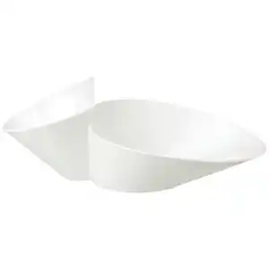 Villeroy & Boch Schale New Wave, Weiß, Keramik, konisch, 27x49 cm, Essen & Trinken, Geschirr, Schalen & Schüsseln, Sonstige Schüsseln