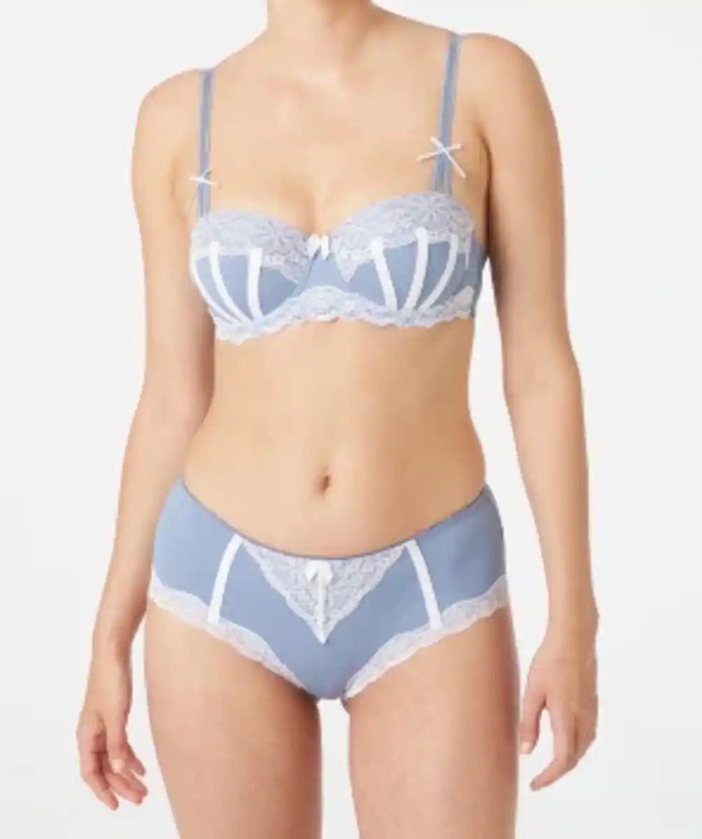 Bild 1 von Balconette-BH + Panty, Janina, 2-tlg. Set, indigo blau