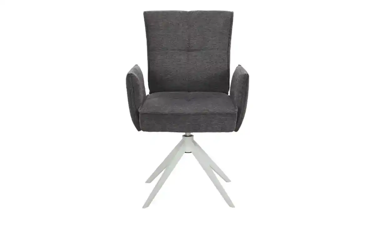 Bild 3 von Primo Armlehnstuhl drehbar Johann ¦ grau ¦ Maße (cm): B: 60 H: 90,5 T: 62 Stühle > Esszimmerstühle - Möbel Kraft