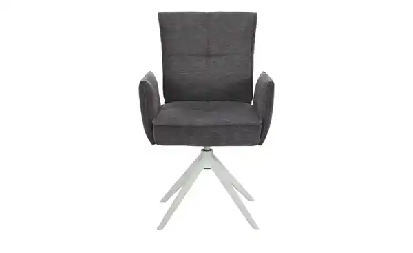 Bild 3 von Primo Armlehnstuhl drehbar Johann ¦ grau ¦ Maße (cm): B: 60 H: 90,5 T: 62 Stühle > Esszimmerstühle - Möbel Kraft