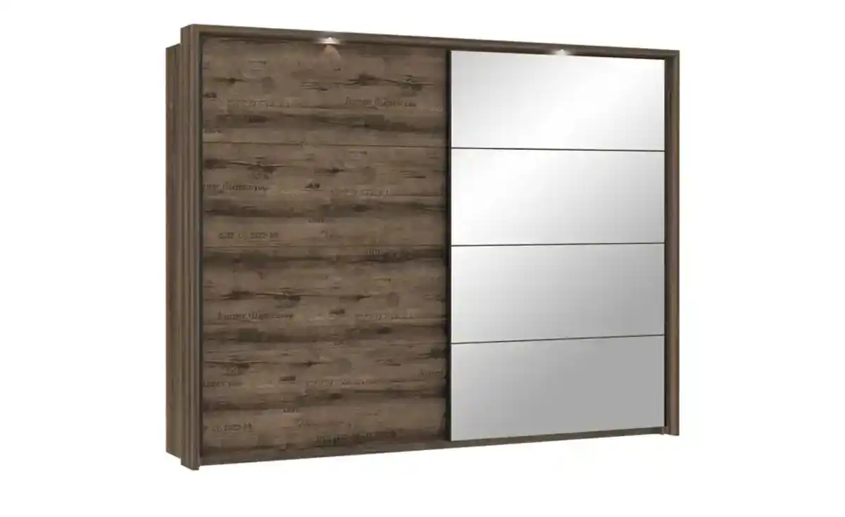 Bild 3 von Schwebetürenschrank ¦ holzfarben ¦ Maße (cm): B: 280,6 H: 215,1 T: 61,2 Schränke > Kleiderschränke > Schwebetürenschränke - Möbel Kraft