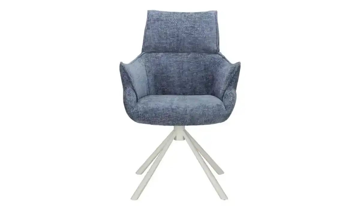 Bild 3 von Primo Armlehnstuhl drehbar Danae ¦ blau ¦ Maße (cm): B: 59,5 H: 91 T: 65 Stühle > Esszimmerstühle - Möbel Kraft