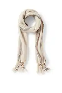 C&A Fransenschal, Beige, Größe: 1 size