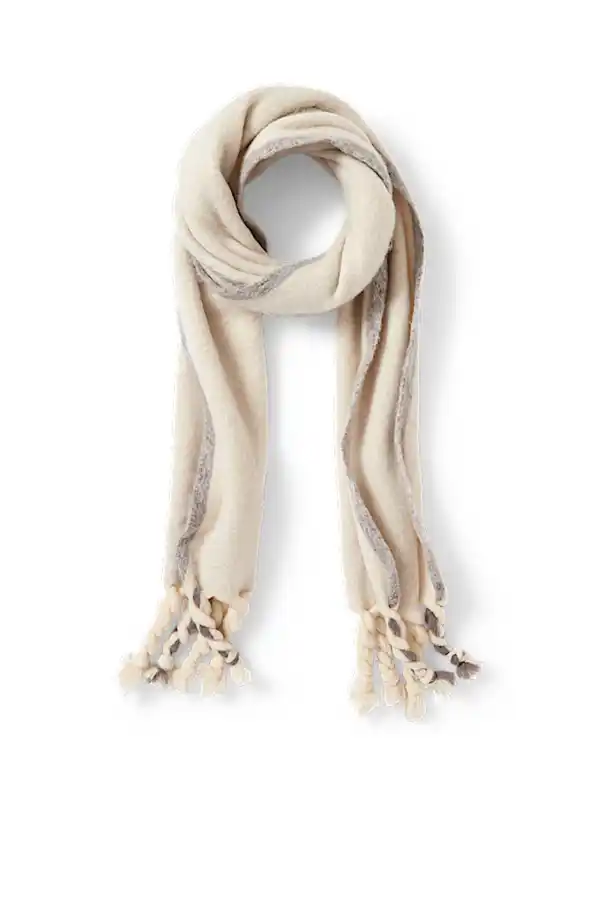 Bild 1 von C&A Fransenschal, Beige, Größe: 1 size