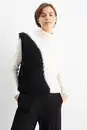 Bild 1 von C&A Strick-Poncho, Schwarz, Größe: 1 size