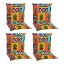 Bild 1 von Beo Saumauflage für Niederlehner Nukus Mexico bunt Polyester-Mischgewebe B/L/S: ca. 52x100x8 cm 4er Set