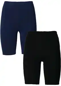 Radlerhose mit Stretch (2er Pack), 36/38, Blau