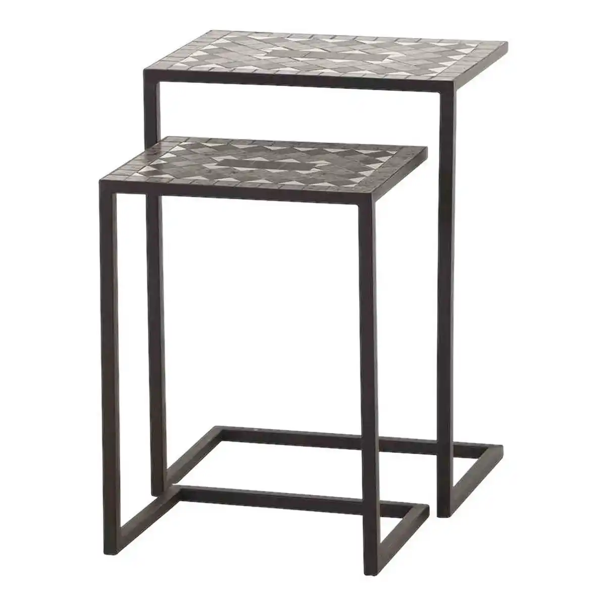 Bild 1 von Gardamo Tischset COMO schwarz Stahl