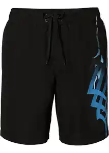 Badeshorts Herren, 10 (4XL), Schwarz