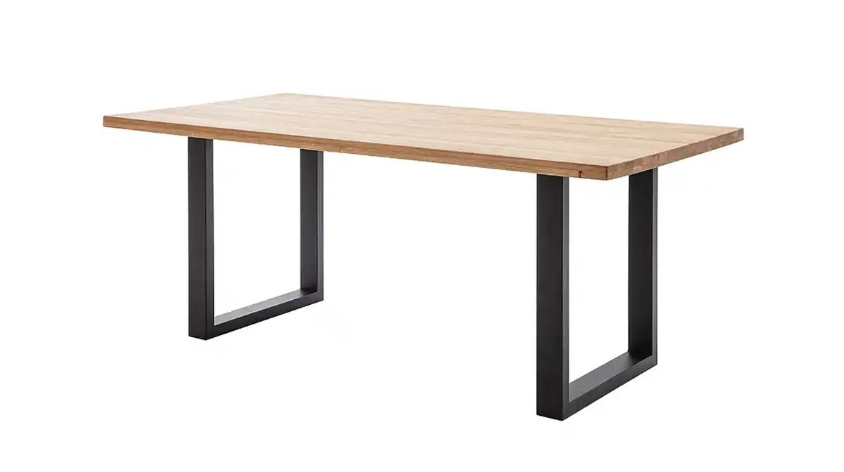 Bild 1 von Esstisch 180 x 90 cm Wildeiche massiv geölt - GRENO