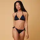 Bild 1 von Bikini-Oberteil Damen Triangel Mae verschiebbar schwarz