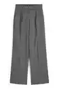 Bild 1 von C&A Stoffhose-High Waist-Wide Leg-Nadelstreifen, Grau, Größe: 34