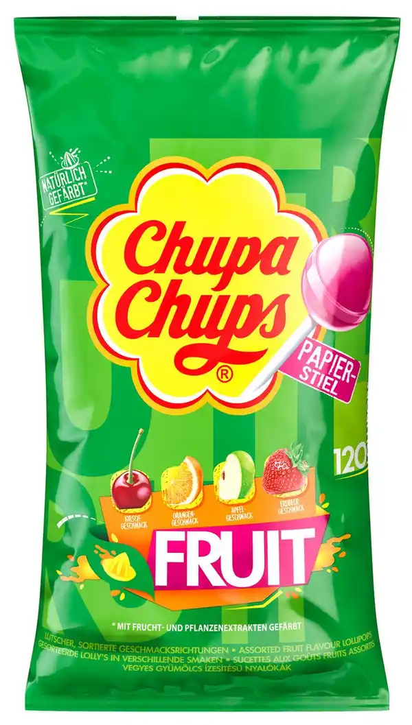 Bild 1 von Chupa Chups Lutscher Fruit 120 Stück (1,44kg)