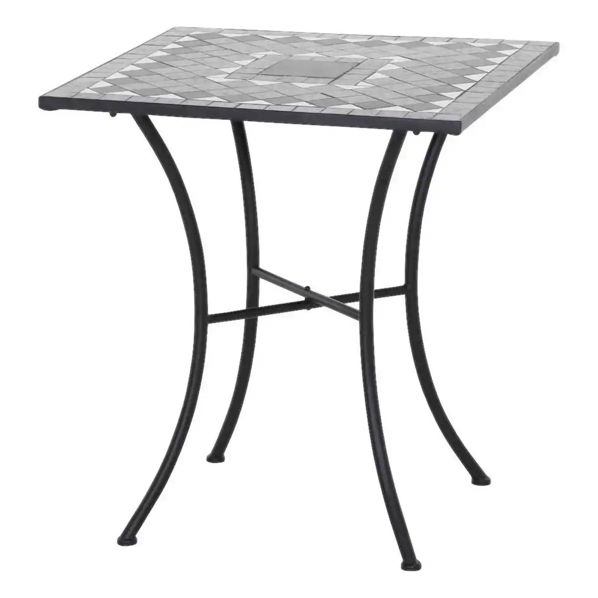 Bild 1 von Gardamo Gartentisch COMO schwarz Stahl