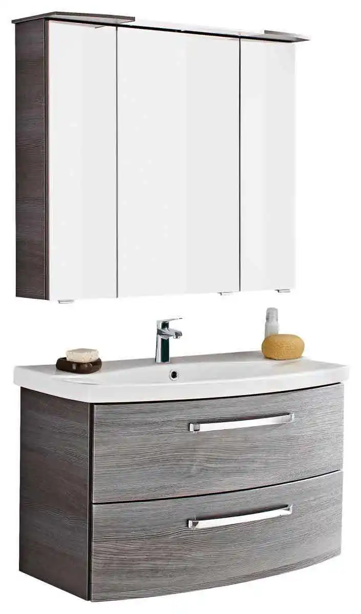 Bild 1 von XORA Badkombination SERIE 4010, Holznachbildung