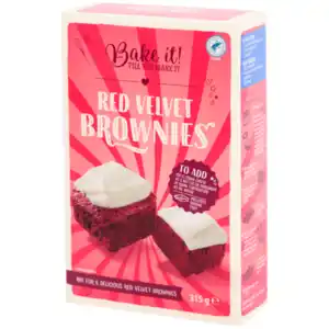 Bake it! Red Velvet Brownie-Mischung