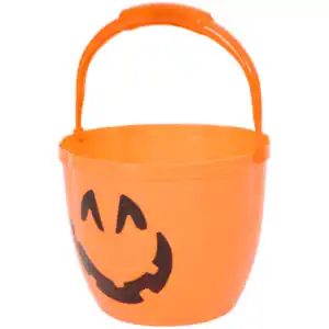 Halloween-Eimer mit LED-Licht