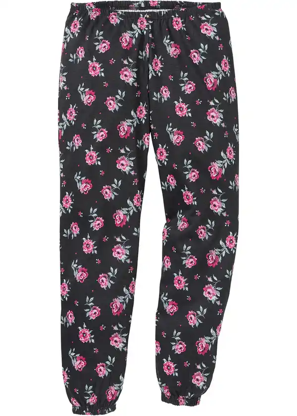 Bild 1 von Pyjama aus Bio-Baumwolle, 36/38, Schwarz