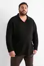 Bild 1 von C&A Poloshirt-strukturiert, Schwarz, Größe: 3XL