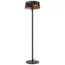 Bild 1 von Just Light Standheizstrahler GLOW 99507-18 schwarz Eisen Metall H/D: ca. 195x50 cm ca. 1500 W