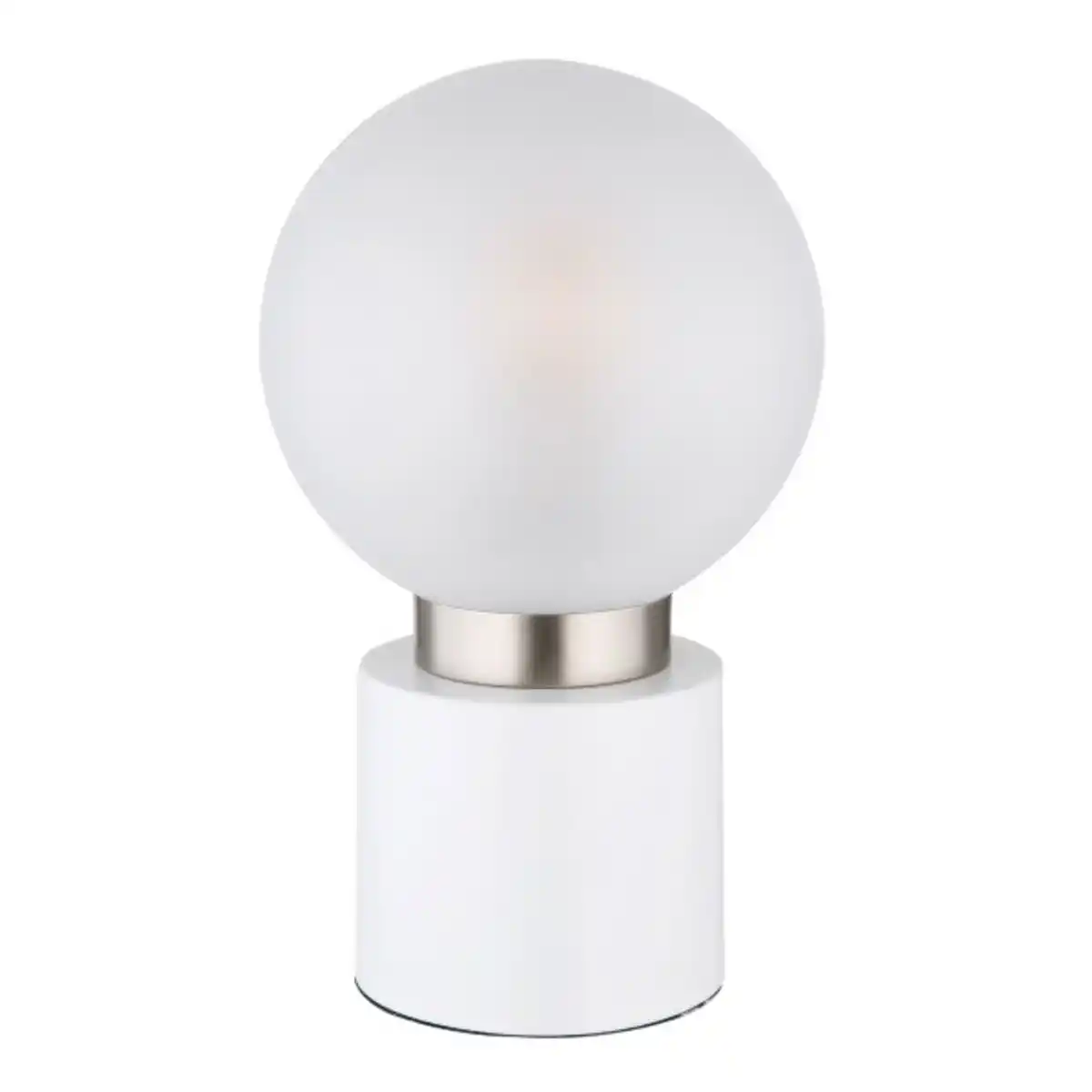 Bild 1 von GLOBO Retrofit Tischlampe Marka Weiß/ Opalglas 15x15cm H24,5cm