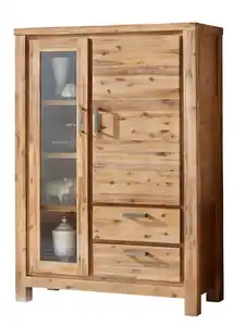 Landscape Highboard-Vitrine TUNIS, Teilmassiv