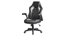 Bild 1 von Gaming Stuhl Chefsessel Wippfunktion schwarz grau - BENT