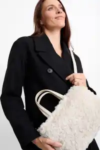 C&A Kleiner Shopper mit abnehmbarem Taschengurt, Beige, Größe: 1 size