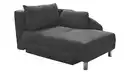 Bild 1 von Einzelsofa 157 cm Recamiere anthrazit Schlaffunktion - REUBEN